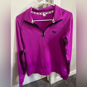 Pink Victoria secret fuchsia pink long sleeve shirt xs